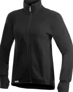 Woolpower Full Zip Jacket 600 villafroteetakki, unisex, musta Fashion