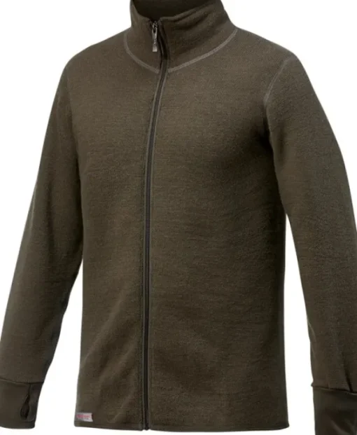 Full Zip Jacket 600 Unisex Pine Green-Woolpower Hot