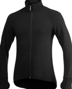 Full Zip Jacket 400 Unisex Black-Woolpower Outlet