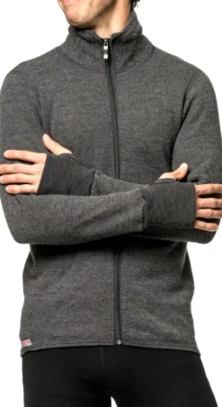 Woolpower Full Zip Jacket 400 -takki, unisex, Grey Fashion