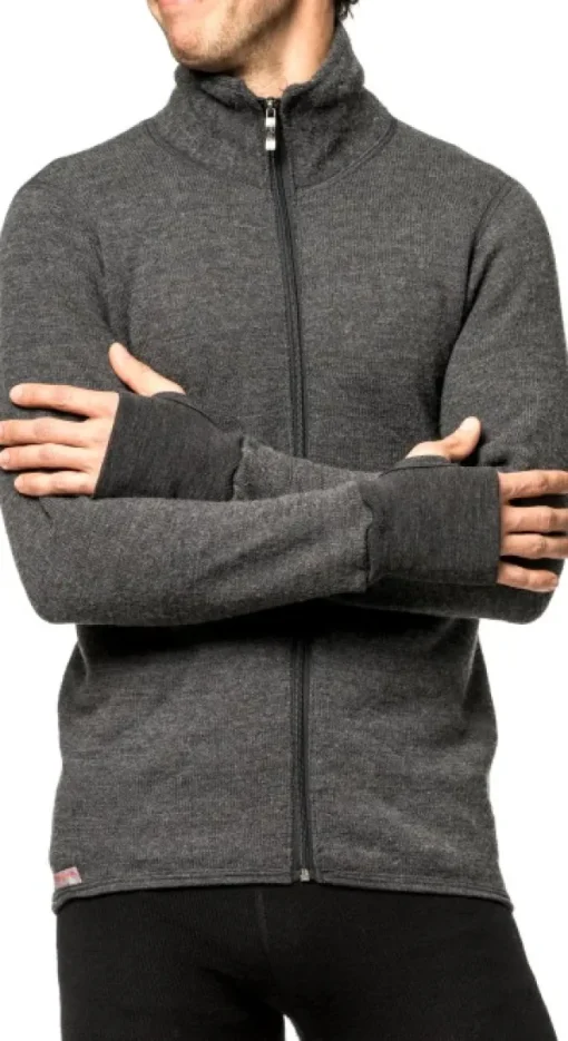 Woolpower Full Zip Jacket 400 -takki, unisex, Grey Fashion