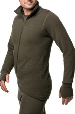 Full Zip Jacket 400 Unisex Pine Green-Woolpower Sale