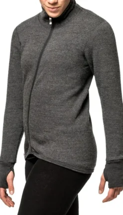 Woolpower Full Zip Jacket 400 -takki, unisex, Grey Fashion