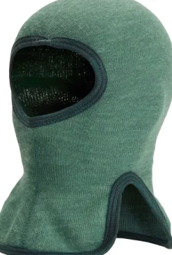 Woolpower Kids Balaclava 200 lasten kypärämyssy, vihreä Clearance