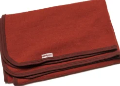 Kids Blanket 400 merinovillapeitto, Autumn Red-Woolpower Fashion