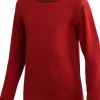 Kids Crewneck 200 lasten kerrastopaita, punainen-Woolpower Hot
