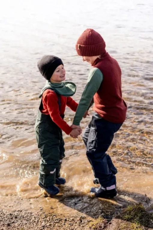 Kids Crewneck 200 lasten kerrastopaita, punainen-Woolpower Hot