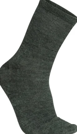 Kids Socks Liner Classic lasten merinosukat, Forest Green-Woolpower Best