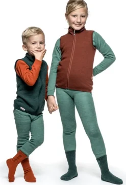 Woolpower Kids Vest 400 lasten merinoliivi, vihreä Discount