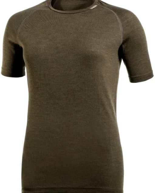 Tee Lite lyhythihainen kerrastopaita, unisex, vihreä-Woolpower Clearance