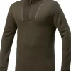 Woolpower Zip Turtleneck 200 Unisex Pine Green Hot