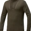 Zip Turtleneck 400 Unisex Pine Green-Woolpower Sale