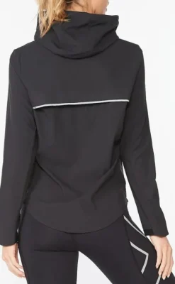 2XU Aero Jacket naisten juoksutakki, Black/Silver Reflective WR Outlet